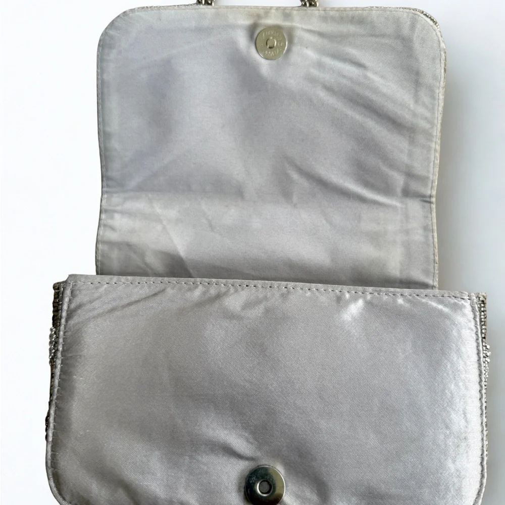 Elegant Silver and Gold Beaded Women's Bag - Picture 4 of 9